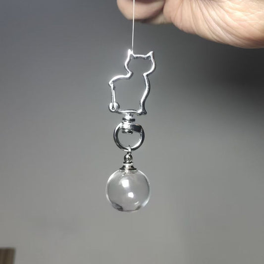 Custom Pet Hair Memorial Keychain 🐾