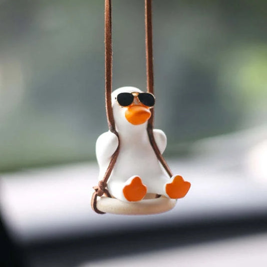 Car Swinging Silly Goose