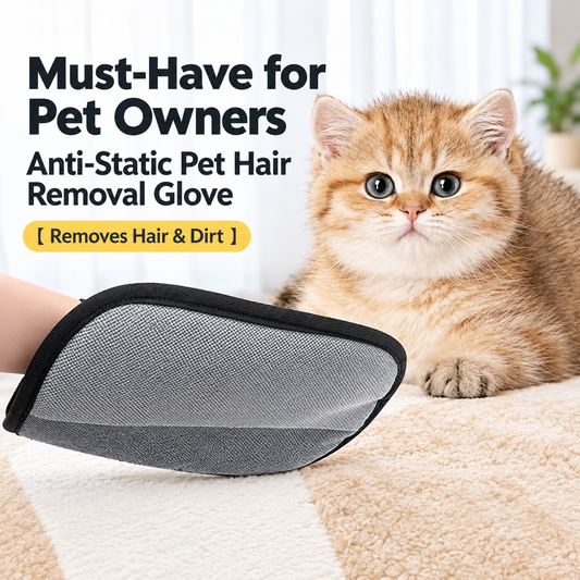 Anti-Static Pet Hair Removal Glove