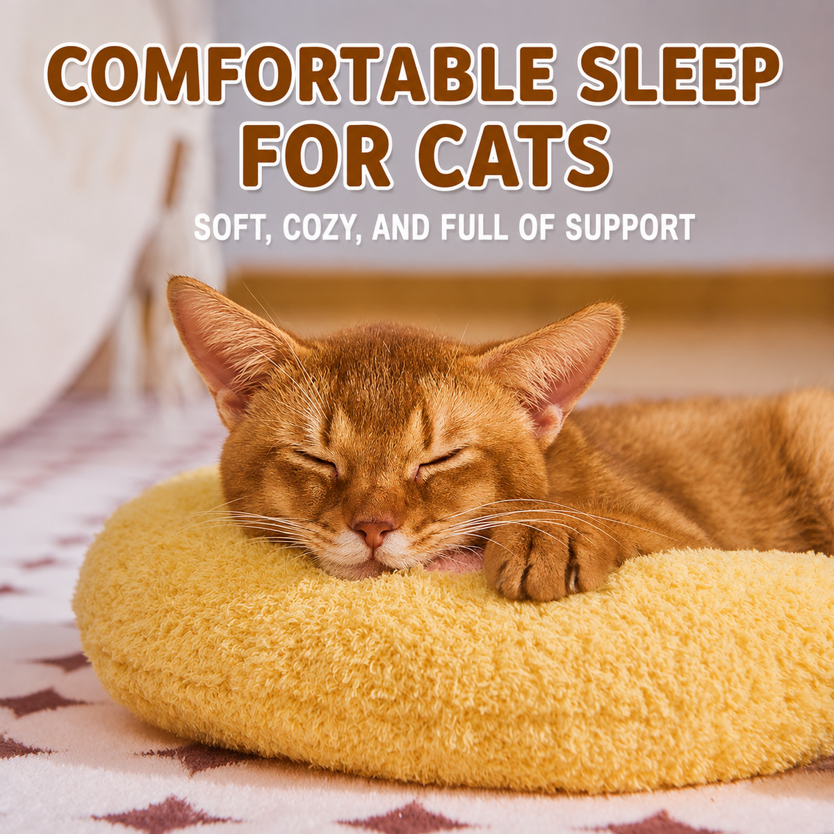 U-Shaped Cat Neck Support Pillow