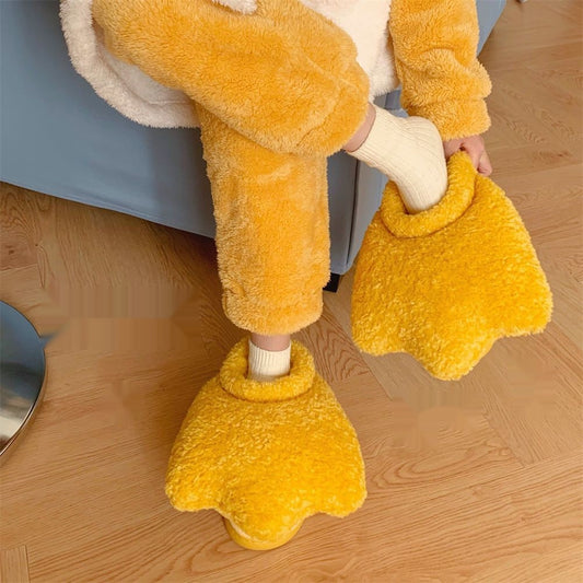Cozy Silly Goose Slippers
